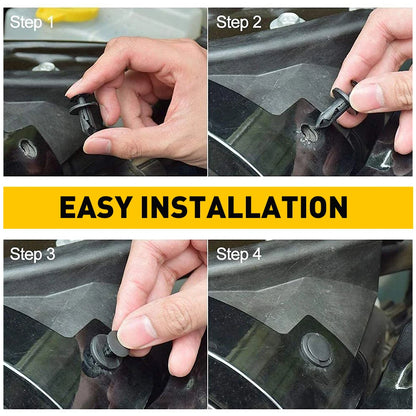 190 PCS Car Fastener Clip Kit Bumper Fender Rivet Clips Auto Body Push Retainer Pin Rivet Bumper Door Trim Panel Retainer Repair