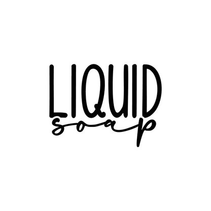 Bathroom Shampoo Body Wash Label Vinyl Sticker Bottle Jar Dispenser Labels Decals Decoration Home Organisation Storage Label