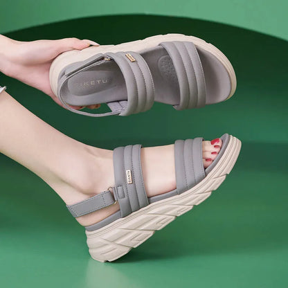 Shoes for Women 2025 Summmer Fashion Women Platform Sandals Casual Comfortable Non-slip Wedges Shoes Zapatos De Mujer