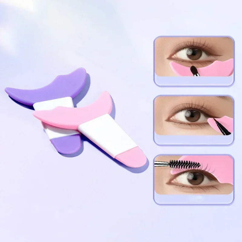 Silicone Eyeliner Stencil Tool – Winged Eye Makeup Guide, Reusable, Easy for Beginners, Certified, DIY Friendly,Skin-Safe,Unisex