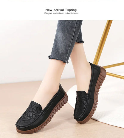 Women's Shoes Slip-on Loafers Ladies Casual Shoes Platform Wedge Moccasins Sneakers Comfortable Flat Shoes Zapatos Mujer 2024