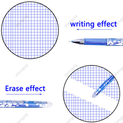 100 Pcs/set Kawaii Erasable Refill Erasable pens Gel Pen sketch Writing Stationery for Notebook school supplies cute kids pencil