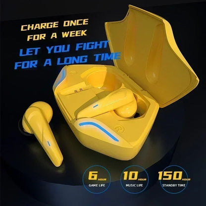 X15Pro Gaming Earbuds Wireless Bluetooth Earphones With Mic Bass Audio Sound Positioning 9D Stereo Music HiFi Headset For Gamer