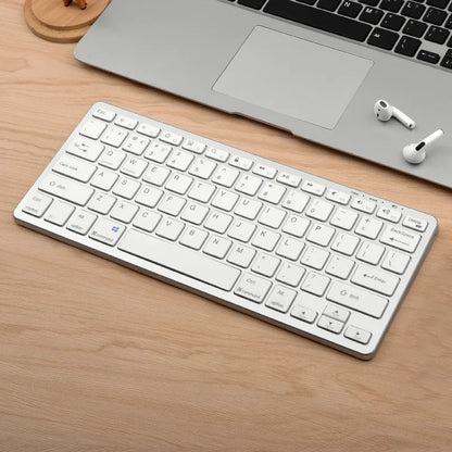Bluetooth 5.0 &2.4G Wireless Keyboard and Mouse Combo Mini Multimedia Keyboard Mouse for Computer Laptop PC iPad Macbook Android