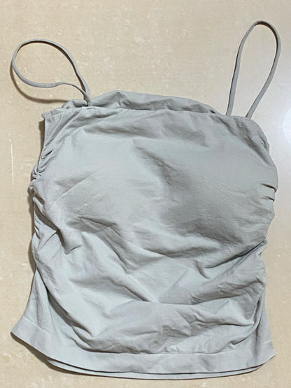 Clearance_New Summer Simple Cotton Sling Camisole Women Girls Crop Top Sleeveless Shirt Lady Bra Tops Straps Skinny Camisole Bas