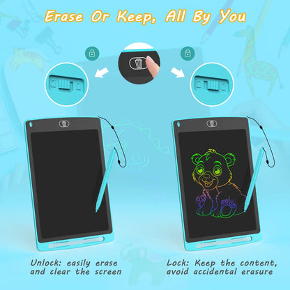 Children's Digital Drawing Tablet 8.5 Inch LCD Screen Electronic Writing Board with Handwriting Pad and Stylus Pad LCD Screen