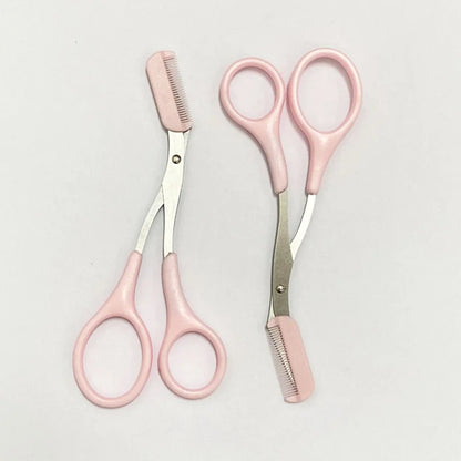 Eyebrow Trimming Knife Eyebrow Face Razor For Women Professional Eyebrow Scissors With Comb Brow Trimmer Scraper Accesso