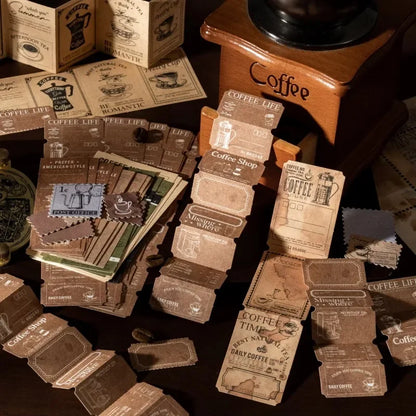 125piece Coffee Business Guide Writing Notebooks Coffee Handbook Decoration Notebooks Handbook School Large Portion