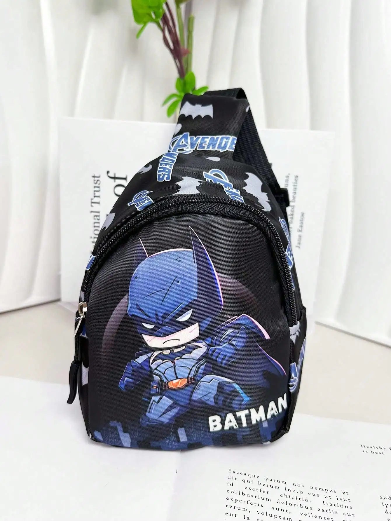 Spider Man Sling Chest Bag, Cartoon Anime Crossbody Bag, Fashionable Casual Shoulder Bag with Coin Purse for Daily Travel