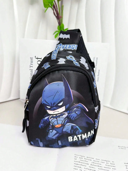 Spider Man Sling Chest Bag, Cartoon Anime Crossbody Bag, Fashionable Casual Shoulder Bag with Coin Purse for Daily Travel