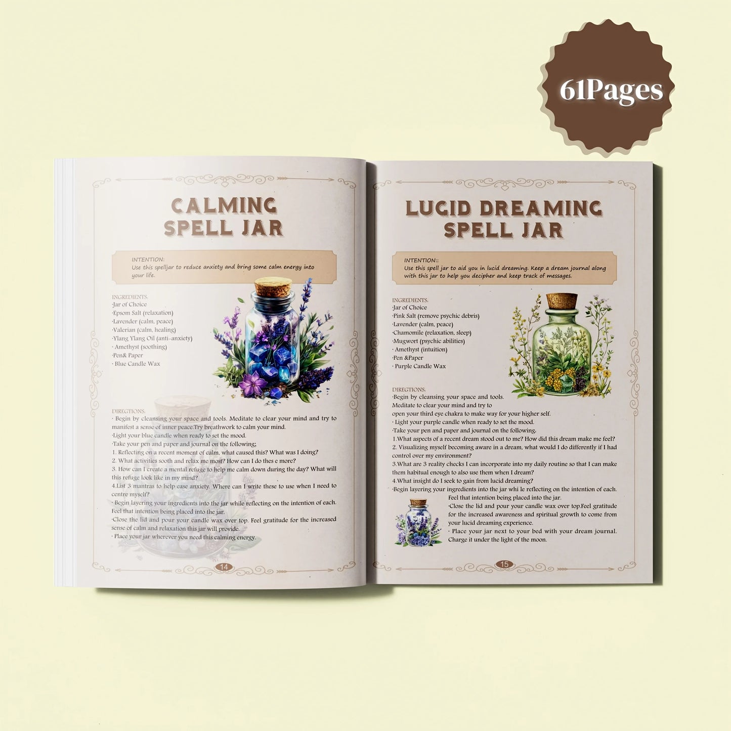 Magic Spell Books for Teens & Adults，for Halloween, Christmas, Birthday Gifts, Tabletop RPG Game Accessories