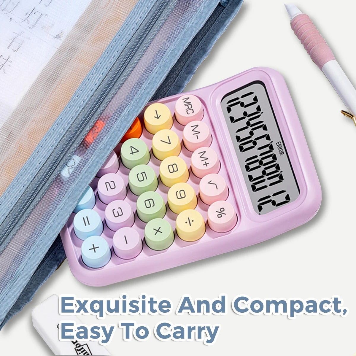 Calculator Dopamine Candy Color High Value Multifunctional Calculator for College Students Children Learning