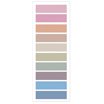 2400S Transparent Colorful Index Creative Memo Pads Office School Stationery Self-Adhesive Stickers Sticky Note Pads