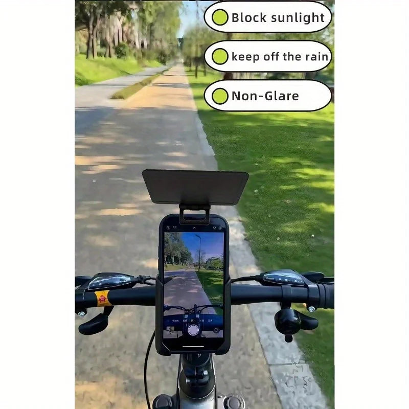 Mobile Phone Sun Visor Uv Protection Phone Screen Universal Smartphone Sunshade Cover For Outdoor Use For Smartphones ﻿