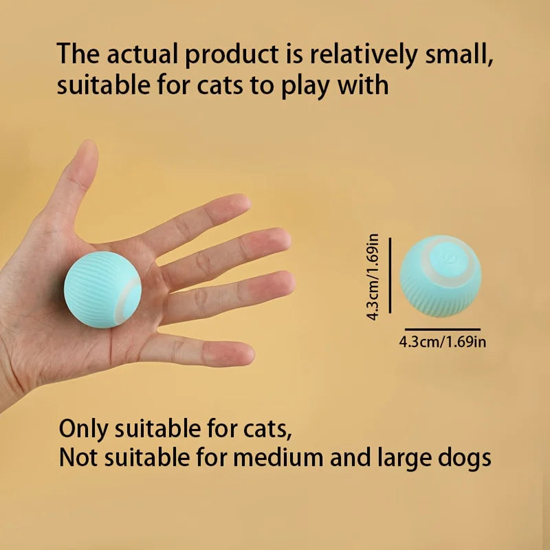 Automatic Moving Dog Toy Ball Smart USB Jumping Rotating Interactive Dog Chew Toy Ball for Puppy Ball Toys