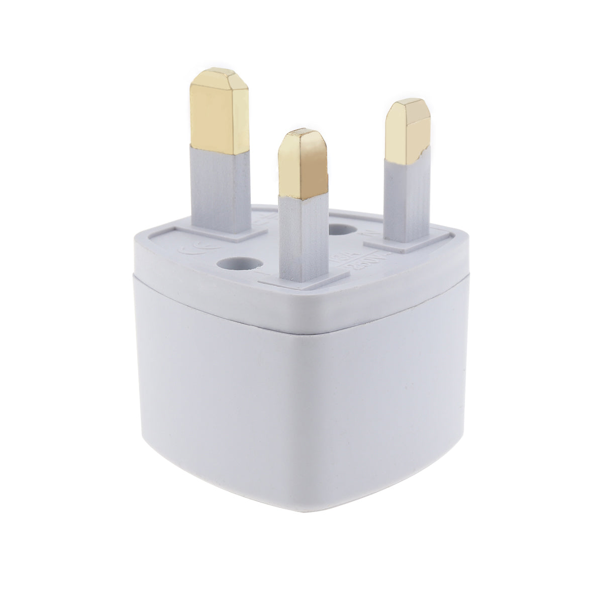 UK Plug Adapter for  Charges / phone / laptop / portable DVD player, Digital Camera Converts a US 2 pin plug to a UK 3 pin plug