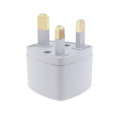 UK Plug Adapter for  Charges / phone / laptop / portable DVD player, Digital Camera Converts a US 2 pin plug to a UK 3 pin plug
