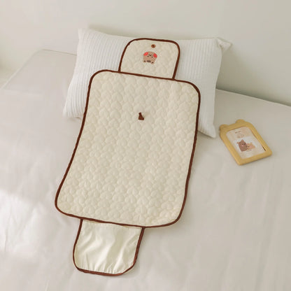 PANGDUBE Soft diaper changing pad foldable Newborn Diaper Pad Baby Changing Mat Portable Cute Nappy Mattress Baby Things