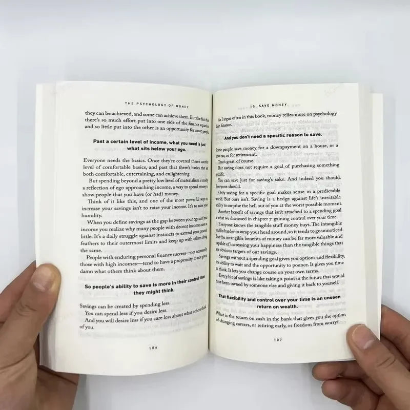 The Psychology of Money Books for Adults, Timeless Lessons on Wealth, Greed Happiness Business Books