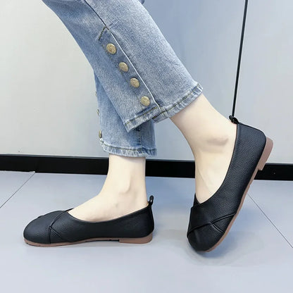 Shoes for Women Summer New One Pedal Light Women's Casual Shoes Shallow Slip on Ladies Walking Shoes Female Breathable Flats