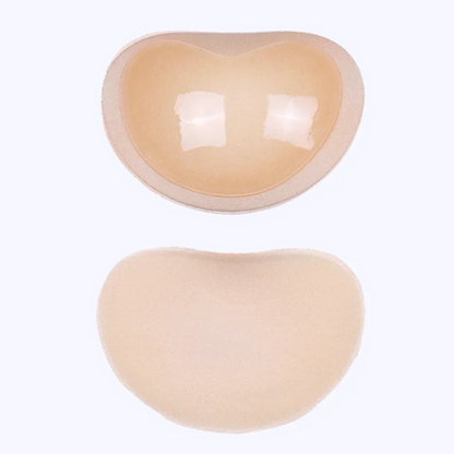 Chest Push Up Sticky Bra Thicker Sponge Bra Pads Breast Lift Up Enhancer Silicone Removeable Inserts Swimsuit Invisible Bra
