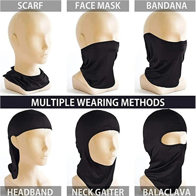 Tactical Balaclava Face Mask Summer Cooling Neck Gaiter Hiking Scarves Men Motorcycle Cycling Helmet Hood Sun Protection
