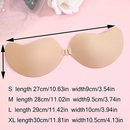 1 Piece Invisible Adhesive Lift Bra, Convex Enhancer Strapless Seamless Lingerie Accessory