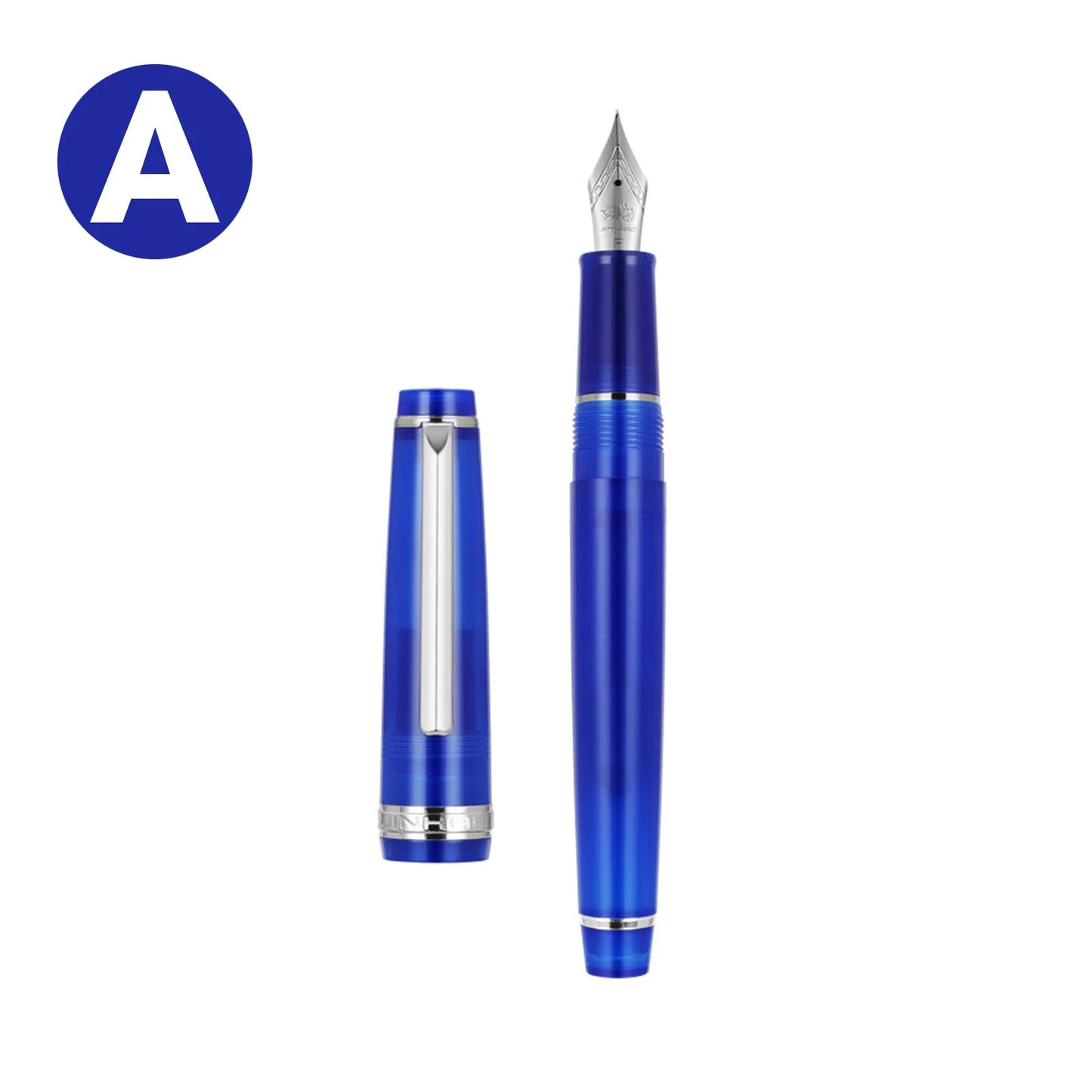 Jinhao 82 Fountain Pen Acrylic Ink Pen Spin Golden sliver clip 0.5mm F Nibs classic Business Office School Supplies Writing Pen