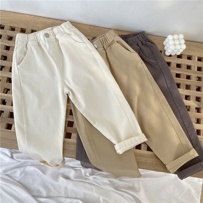 Kids Pants Kids Clothes Slacks Boys Girls Pants Foreign Style Korean Pants Autumn Spring Clothes for Kids