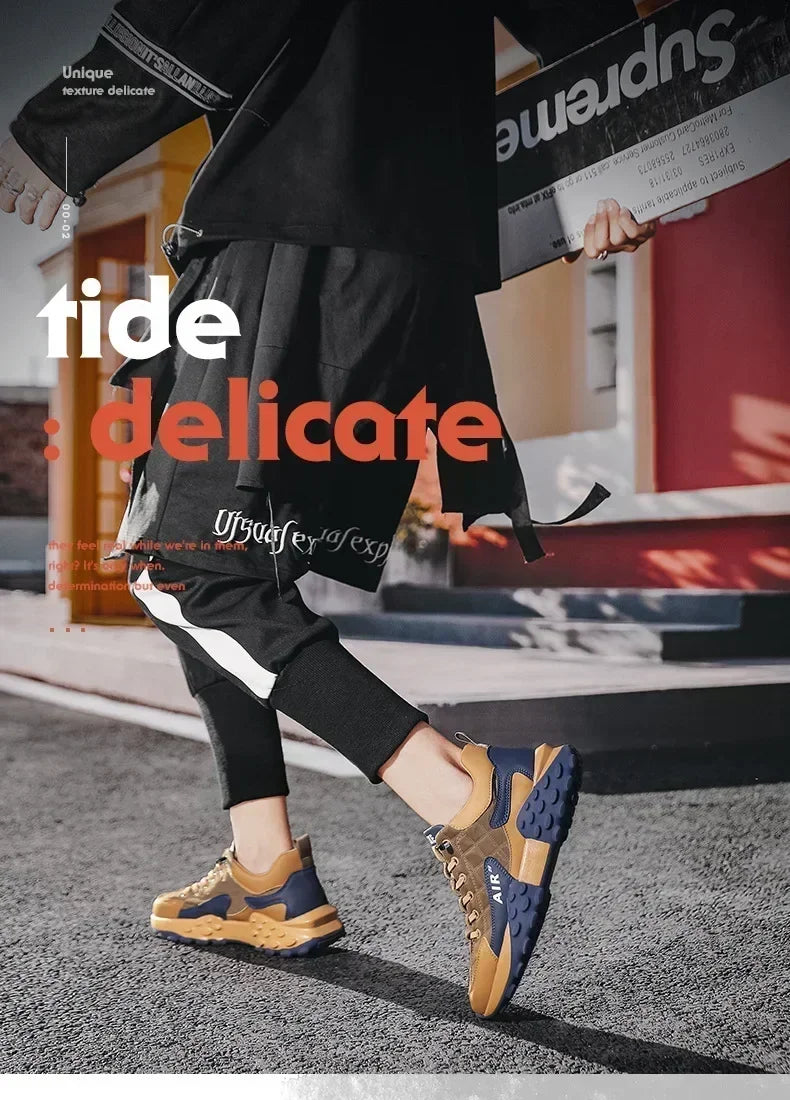 2025 New Men's Casual Shoes Men's Shoes Platform Men's Sneakers Plus Size 43 44 Popular Sapatos Masculine Shoes