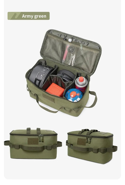 Outdoor Camping Gas Tank Storage Bag Large Capacity Ground Nail Tool Bag GasCanister Picnic Cookware Utensils Kit Bag