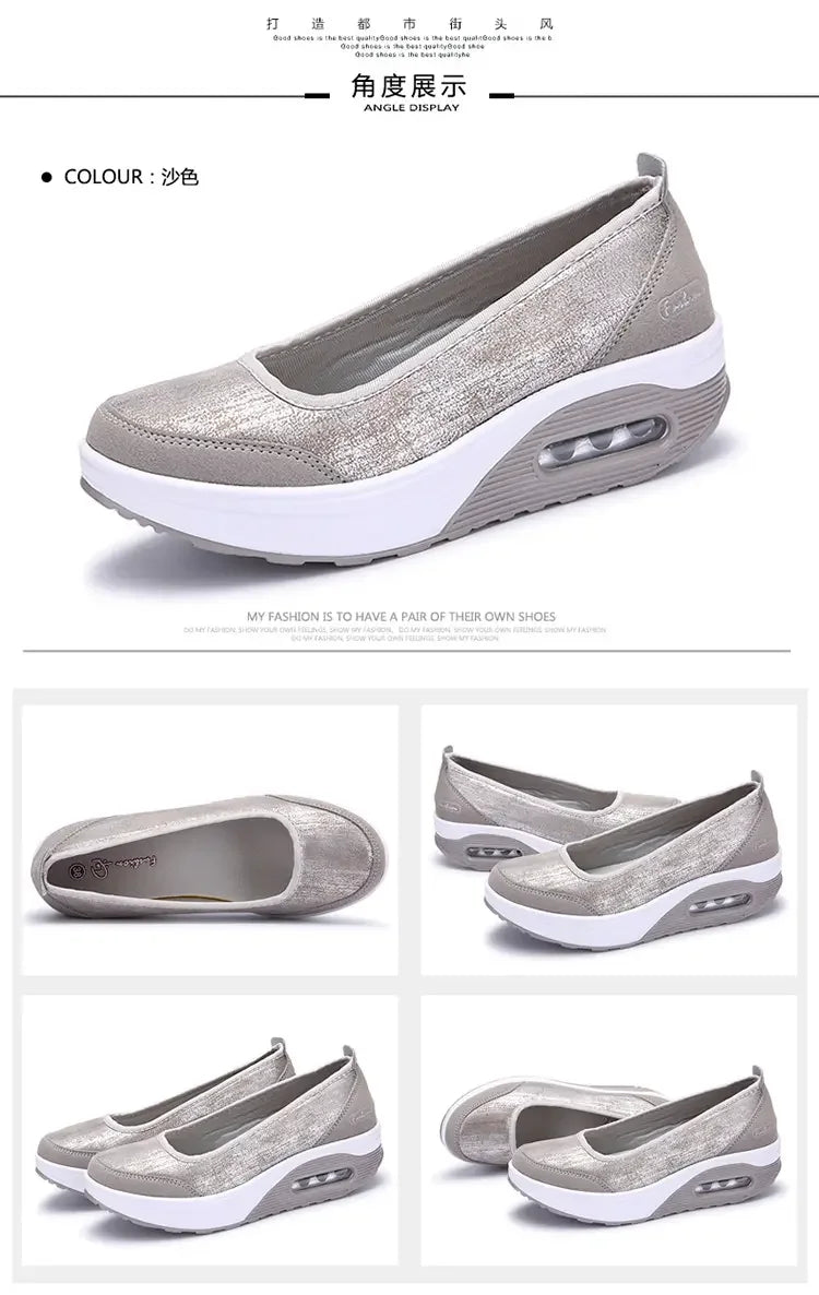 Shoes for Women Shoes 2025 New Flats Women Loafers Slip on Shoes Woman Tenis Feminino Casual Outdoors Plus Size Woman Sneakers