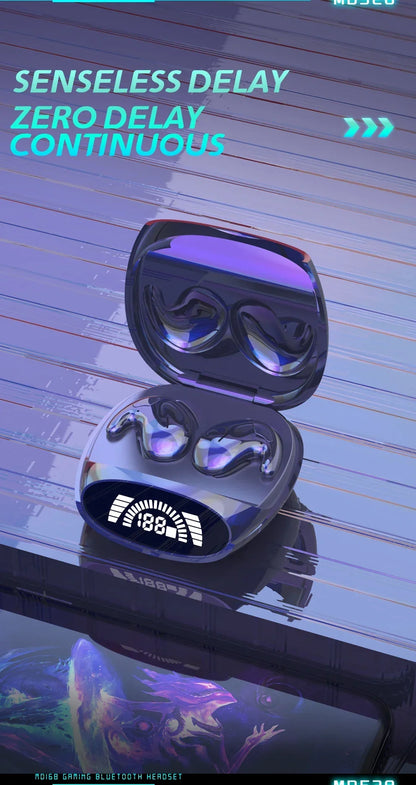 Wireless Sports Bluetooth Headphones Highend Tws Dual Ear Sleep In Ear Md538 Mini Painless Call Noise Cancelling Thin Headphones