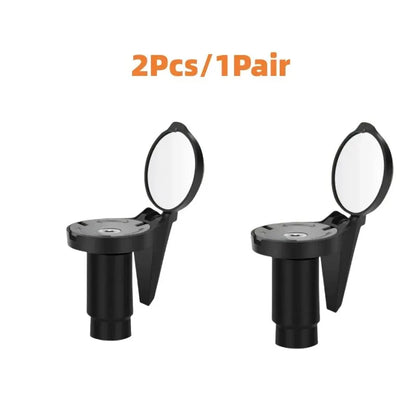 Bicycle 1PC Rear View Convex Mirror Handlebar Drop Bar Mount Acrylic Lens Back Sight Reflector Light Weight