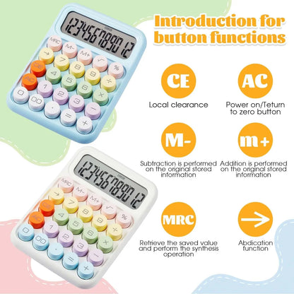 Calculator Dopamine Candy Color High Value Multifunctional Calculator for College Students Children Learning