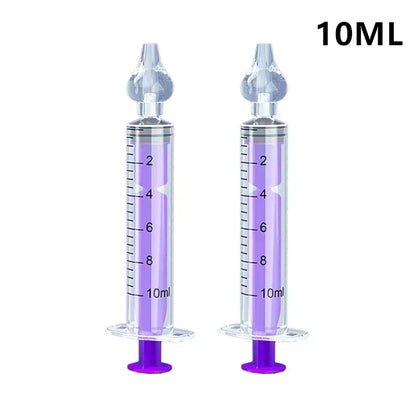 10ML/20ML Baby Nasal Aspirator Syringe Baby Nose Cleaner Rhinitis Nasal Washer Irrigator Needle Baby Nose Washing for Children