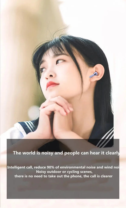 Air TWS Bluetooth Earphones Wireless Bluetooth Headset Noise Cancelling Earbuds with Mic Wireless Headphones for IPhone