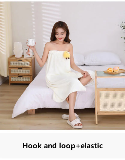 Bath Towel Household Women Wearable Wrap Adults Absorb Water Quick Dry  Skirt Long Style Bathroom Washable Bathrobe Sexy Towels