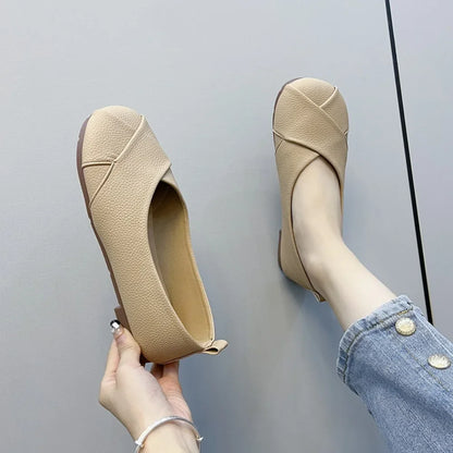 Shoes for Women Summer New One Pedal Light Women's Casual Shoes Shallow Slip on Ladies Walking Shoes Female Breathable Flats