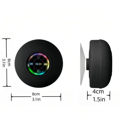 Wireless Speaker Rechargeable Bluetooth-compatible Speaker with Colorful Light Portable Mini Speaker for Home Outdoor Camping