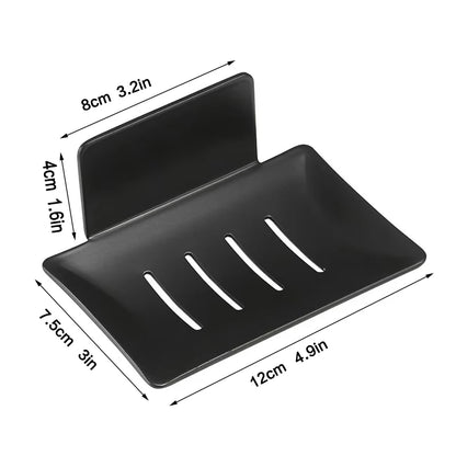 Bathroom soap box, soap box, wall-mounted non-drilling storage rack, drainage, bathroom washbasin, wall storage