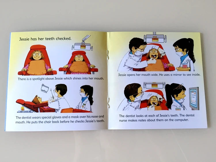 20Books/set 15X15Cm Kids Usborne Picture Books for Children Baby Famous Story English Child Book Educativo Infantil