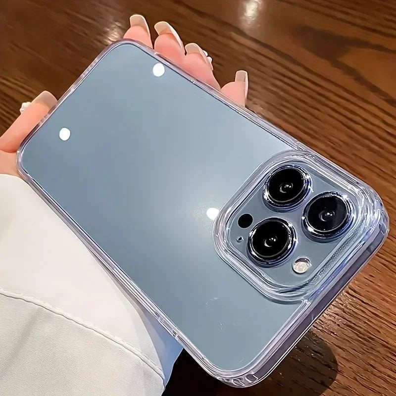 Ultra Thin Clear Acrylic Phone Case For iPhone 17 16 15 14 Plus 13 12 11 Pro Max Phone Back Cover Transparent Shockproof Cover