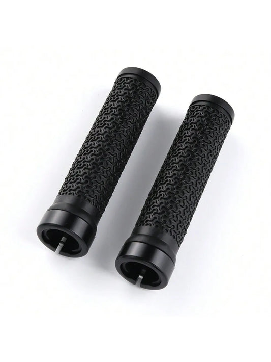 BKPTX Bicycle Handle Bar Grips MTB Mountain Bike Soft Single-sided Locking Handlebar Cover Plug Rubber Non-slip Cycling Grip