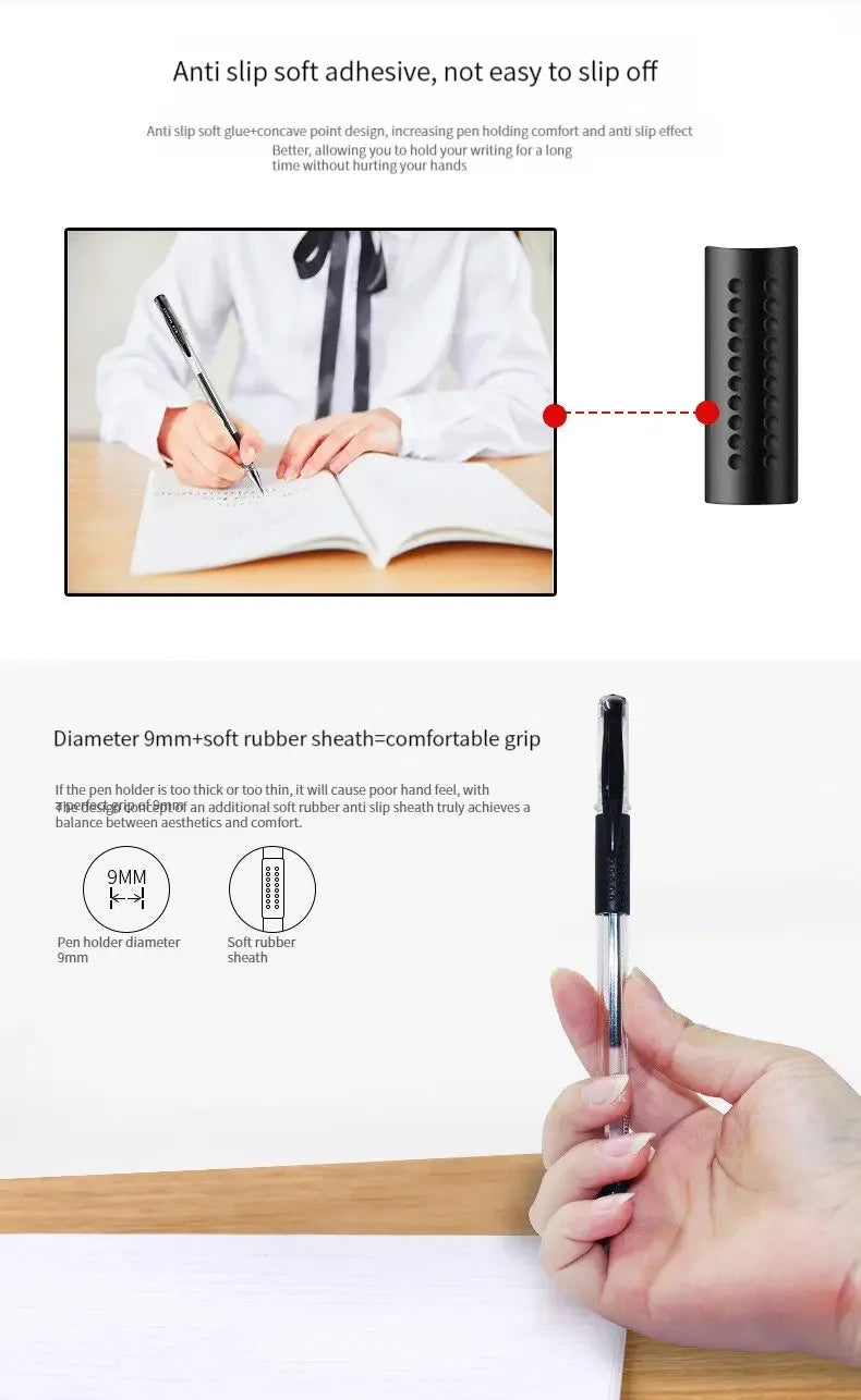 35/25pcs Gel Pen Set School Supplies Black Blue Red Ink Color 0.5mm Ballpoint Pen Kawaii PenWriting Tool School OfficeStationery