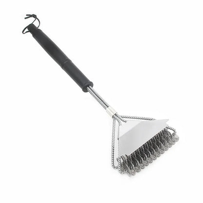 Barbecue Grill BBQ Brush Clean Tool Grill Accessories Stainless Steel Bristles Non-stick Cleaning Brushes Barbecue Accessories
