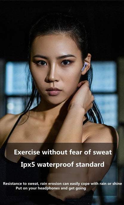 Air TWS Bluetooth Earphones Wireless Bluetooth Headset Noise Cancelling Earbuds with Mic Wireless Headphones for IPhone