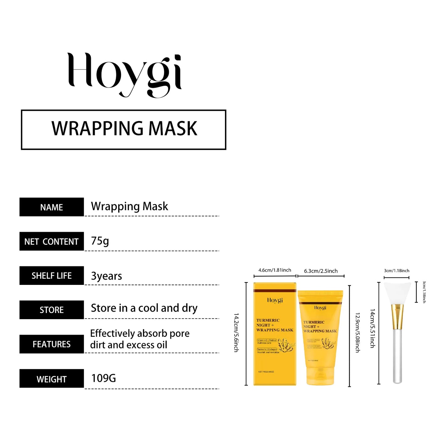 قناع الوجه الليلي بالكولاجين المتحلل قناع مقشر ومرطب لتعزيز مرونة البشرة ويقلل من ترهلها وبهتانها