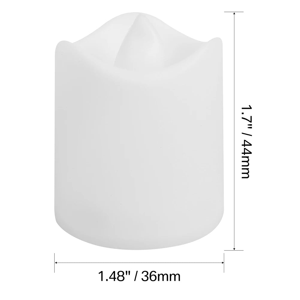 12/24Pcs Flameless LED Candle Battery Operated Flickering Candle For Home Christmas Party Wedding Decoration Tealight Candles