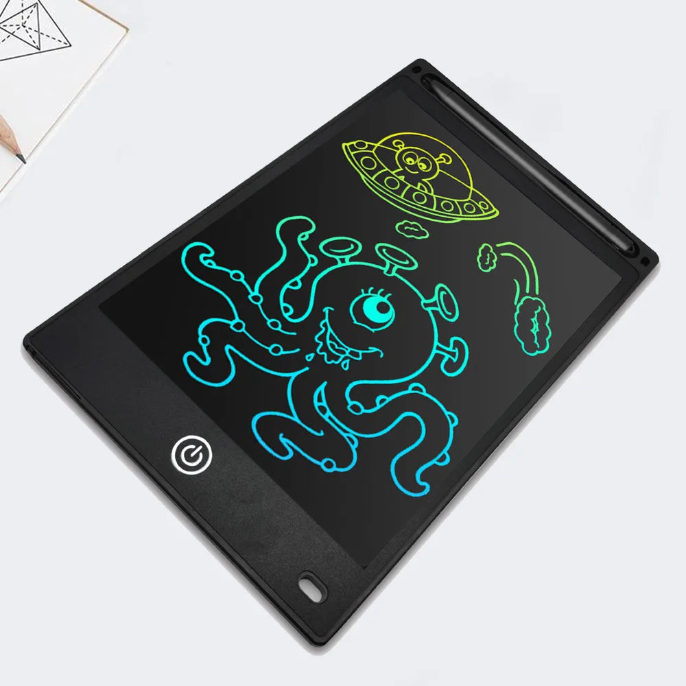 12 Inch Electronic Drawing Board(Brightness Increase By 20%), Writing Tablet For Kids, Colorful Screen Doodle Board